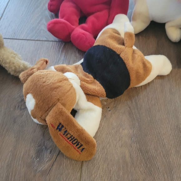 Bundle Barely Used Small Stuffed Animals - Clifford,  Rabbit, Bears - Picture 2 of 7